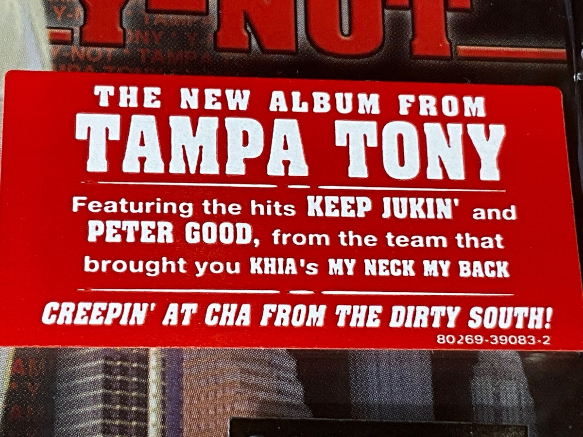 A6-7 TAMPA TONY Y-Not .. SEALED .. PARENTAL ADVISORY .. 2003 - CD