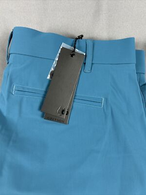 Greyson Montauk Golf Pants Trousers 35 x 32 Orca Blue Polyamide