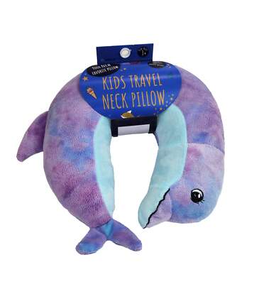 Wolf Essentials Kids Neck Pillow - Flippie the Dolphin
