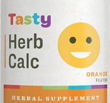 TASTY HERB CALCIUM - Herbal NerveTonic Formula with Ginger & Organic Orange USA