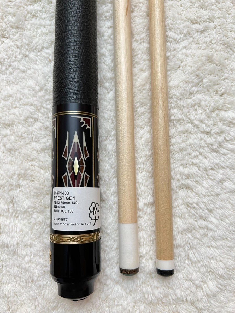 Pre-Owned McDermott Prestige M8P1 Pool Cue w/i-3 & Classic Maple