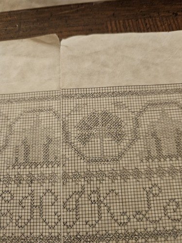 Vintage The Scarlet Letter Sampler Cross Stitch Pattern circa1993 Rhoda Ann 1814 - Picture 9 of 9