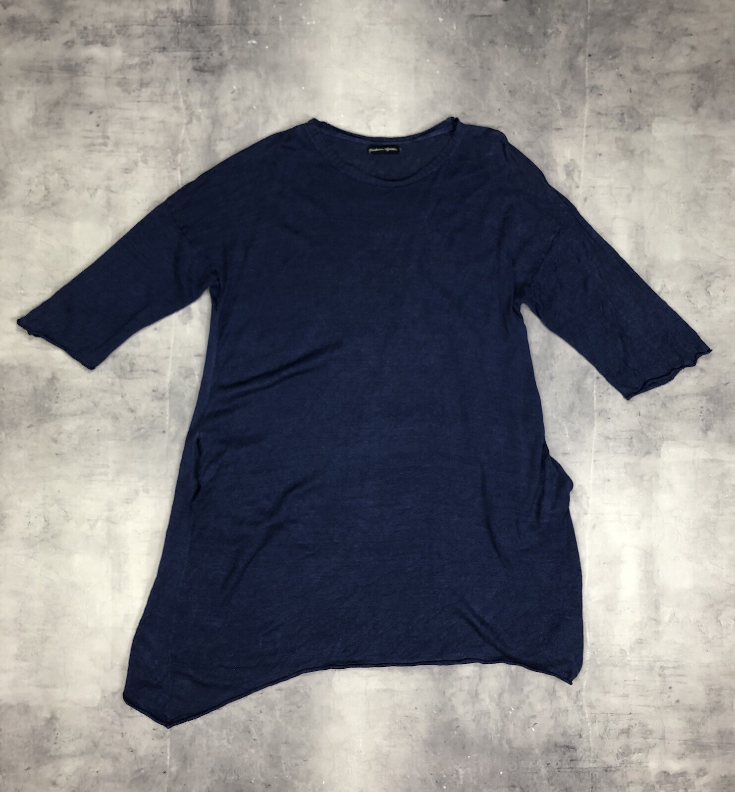 Gudrun Sjödén Dress Marine Blue Linen