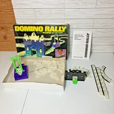 Pressman Domino Rally Glow in the Dark Set w Creepy Castle 1994 Untested