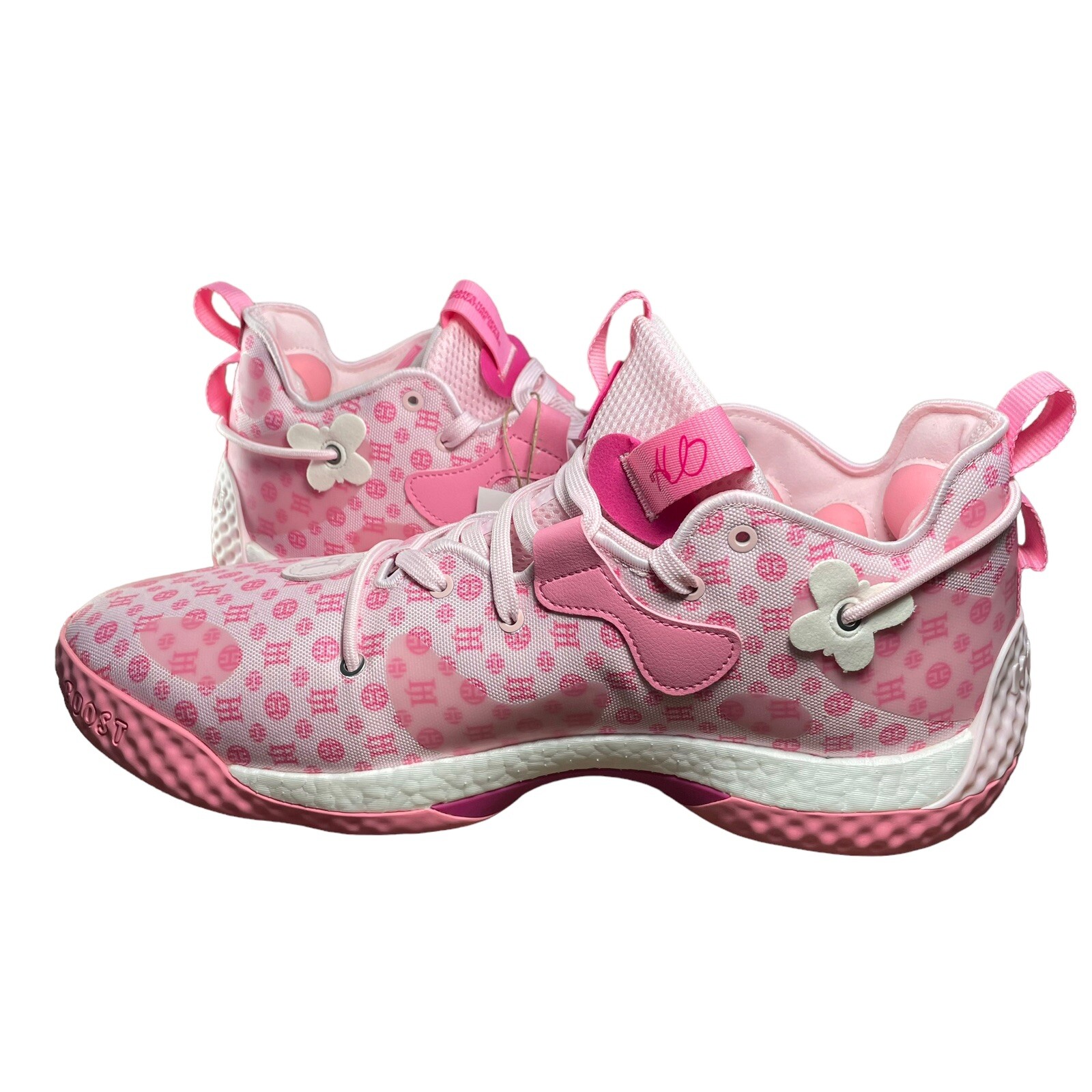 Adidas Harden Vol 6 Monogram Basketball Shoes Pink GW9033 Men's Size 14 eBay