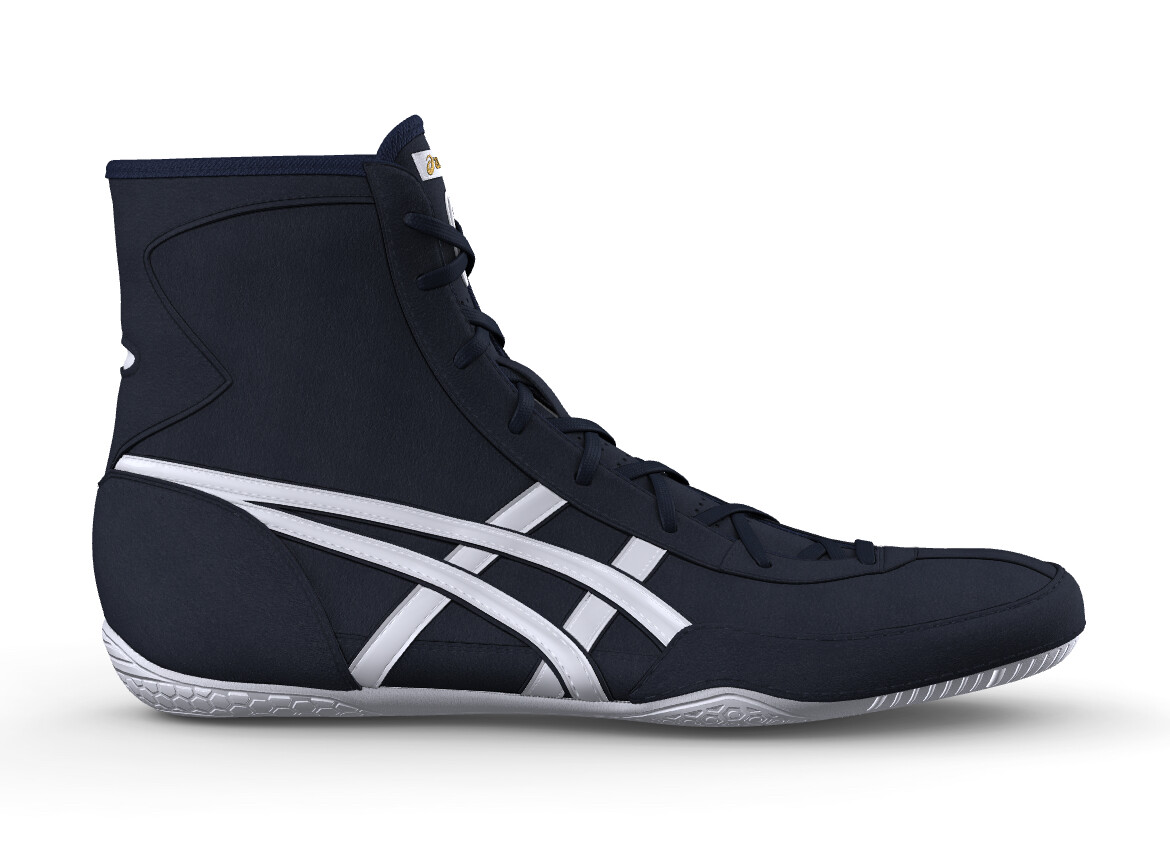 ボクシング Sei asics Boxing Wrestling Shoes Navy White Line Navy EX-EO (successor