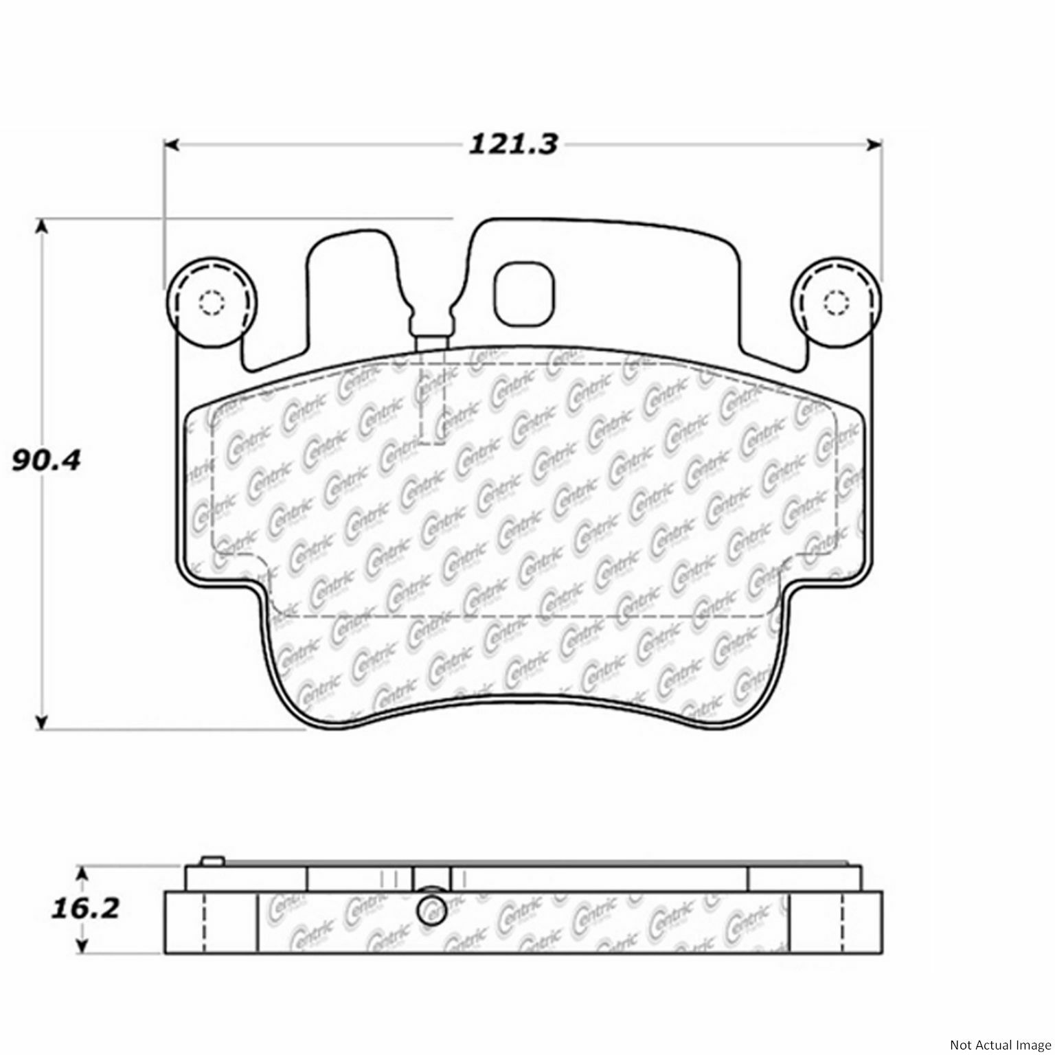 Porsche Carrera GT 2006 REAR Brake pad