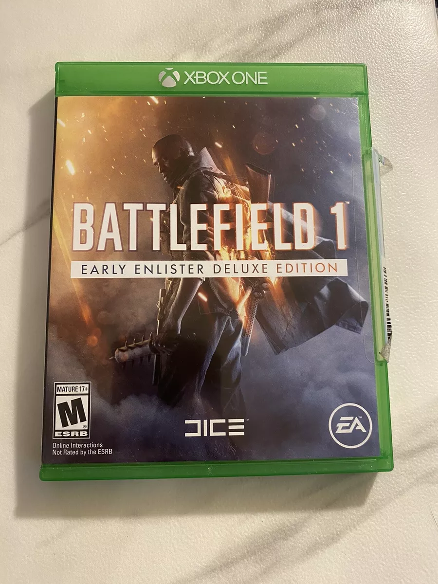  Battlefield 1 Early Enlister Deluxe Edition - Xbox One : Video  Games