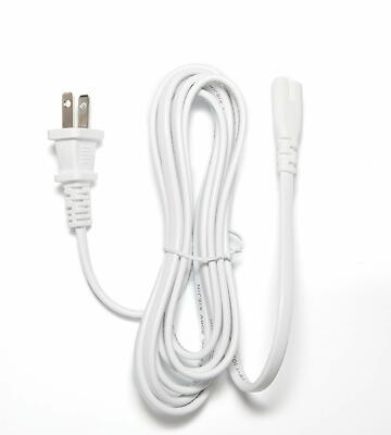[UL Listed] OMNIHIL White 10 Feet Long AC Power Cord for Bose�Home Speaker 500
