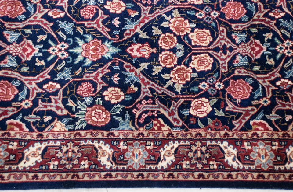 RRA 2.5x9 Runner (2'7"x8'8") Kashan Dabir Design Navy & Maroon Rug 32096 - Image 4 of 4