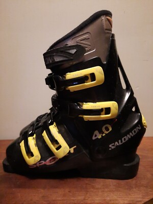 SALOMON OFFICIAL 155×SALOMON FAST FIT M Salomon Sport Team Performa 4.0 Ski Boots Size 24 US M 6 W 7 Black