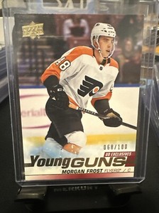 19-20 UD Series 2 Hockey Young Guns 469 Morgan Frost Exclusives 68  /100