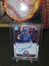 2023 Bowman Chrome Daniel Mateo 1st Bowman Prospect Auto Texas Rangers #CPA-DMO