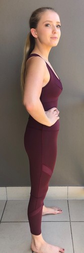 Womens Mesh Yoga Gym Running Sports Bra MESH BURGUNDY - Bild 6 von 9