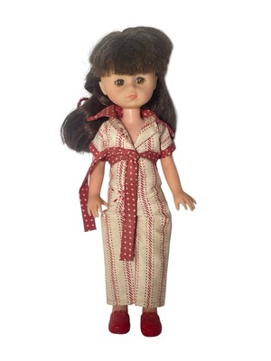 1977 Ginny Vogue Sleepy Eye Doll 8 Inches in Original Jumper Made in Hong Kong