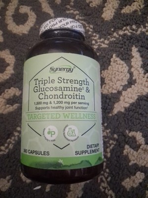 Vitacost Synergy Triple Strength Glucosamine &  Chondroitin 180 Caps