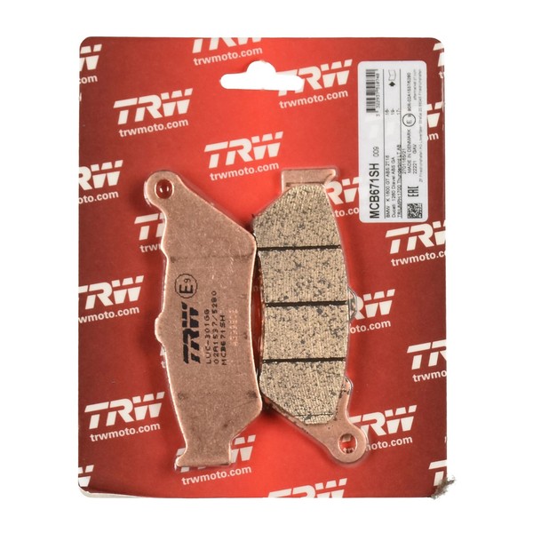 TRW Bremsbelag (FüR: Moto Guzzi California 1400 Custom ABS LV 13-16 Hinten )-image