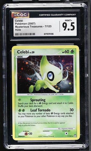 Celebi graded CGC 9.5 for sale on eBay
