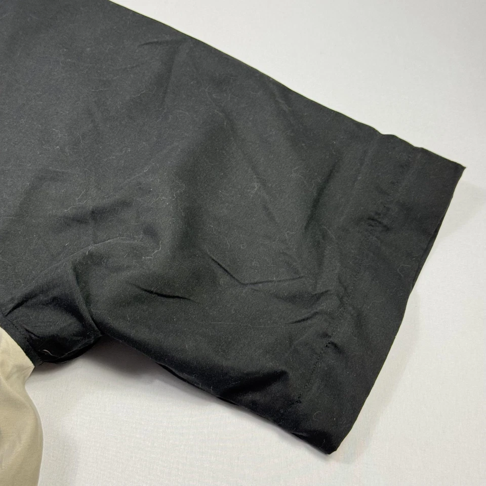 Мужской пуловер PING Golf XL черный бежевый на молнии с коротким рукавом реглан ветровка - Изображение 2 из 4