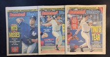 1997 NYY  Yankees USA Today Baseball Weekly Magazine Bundle Lot x3 Hideki Irabu