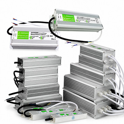 DC 24V LED Netzteil Trafo IP67 wasserdicht Treiber für LED Streifen Beleuchtung
