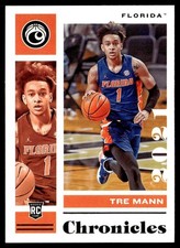2021-22 Panini Chronicles Draft Picks Tre Mann Rookie Florida Gators #21