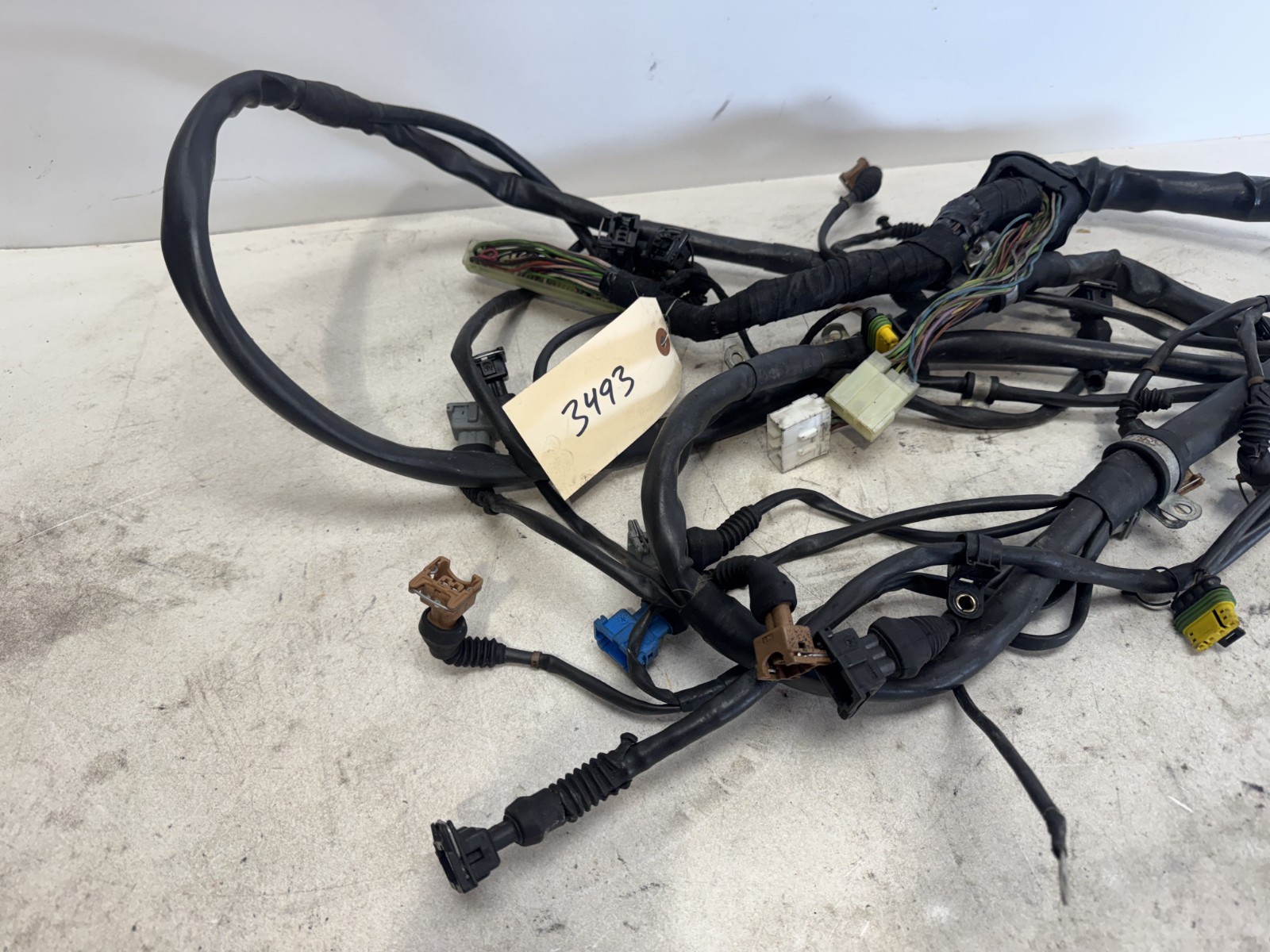 1999 FERRARI F355 CONVERTIBLE OEM U.S. LHD ENGINE HARNESS F129C MOTOR WIRING