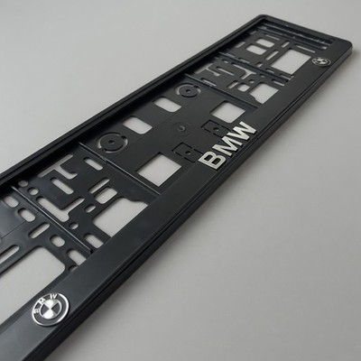 BMW chrom 3D-Effekt Kennzeichenhalter Nummernschild