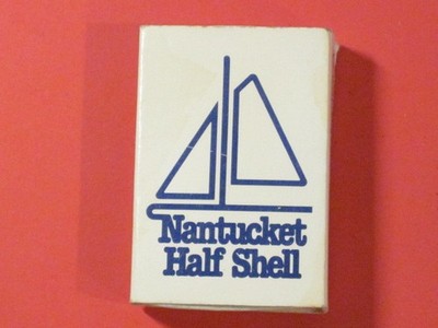 Nantucket Half Shell Matchbox / Excellent!   San Francisco, Calif.  Pier 39
