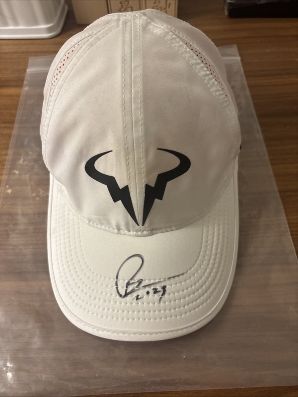 Rafa Nadal Signed Hat (Beckett COA)