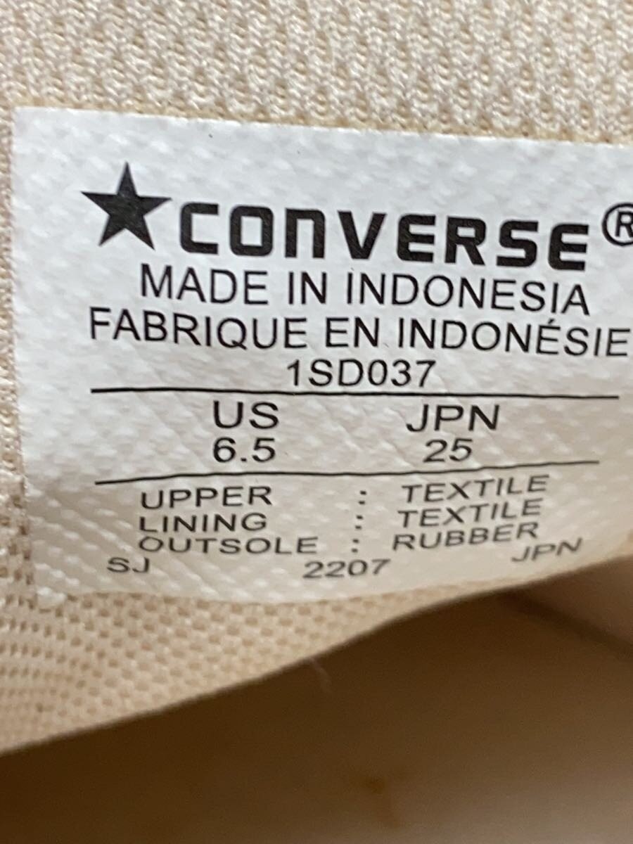 Converse Low Cut Sneakers 25Cm Wht Canvas 1Sd037 LlP42 thumbnail 5