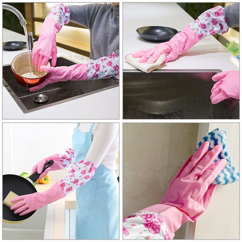 1 Pair of Winter Dish Washing Gloves Hand Gloves for Washing Dishes Warm - Picture 11 of 12