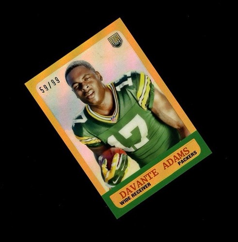 RARE 2014 Topps Chrome MINI ROOKIE REFRACTOR SP DAVANTE ADAMS /99 RC! Packers