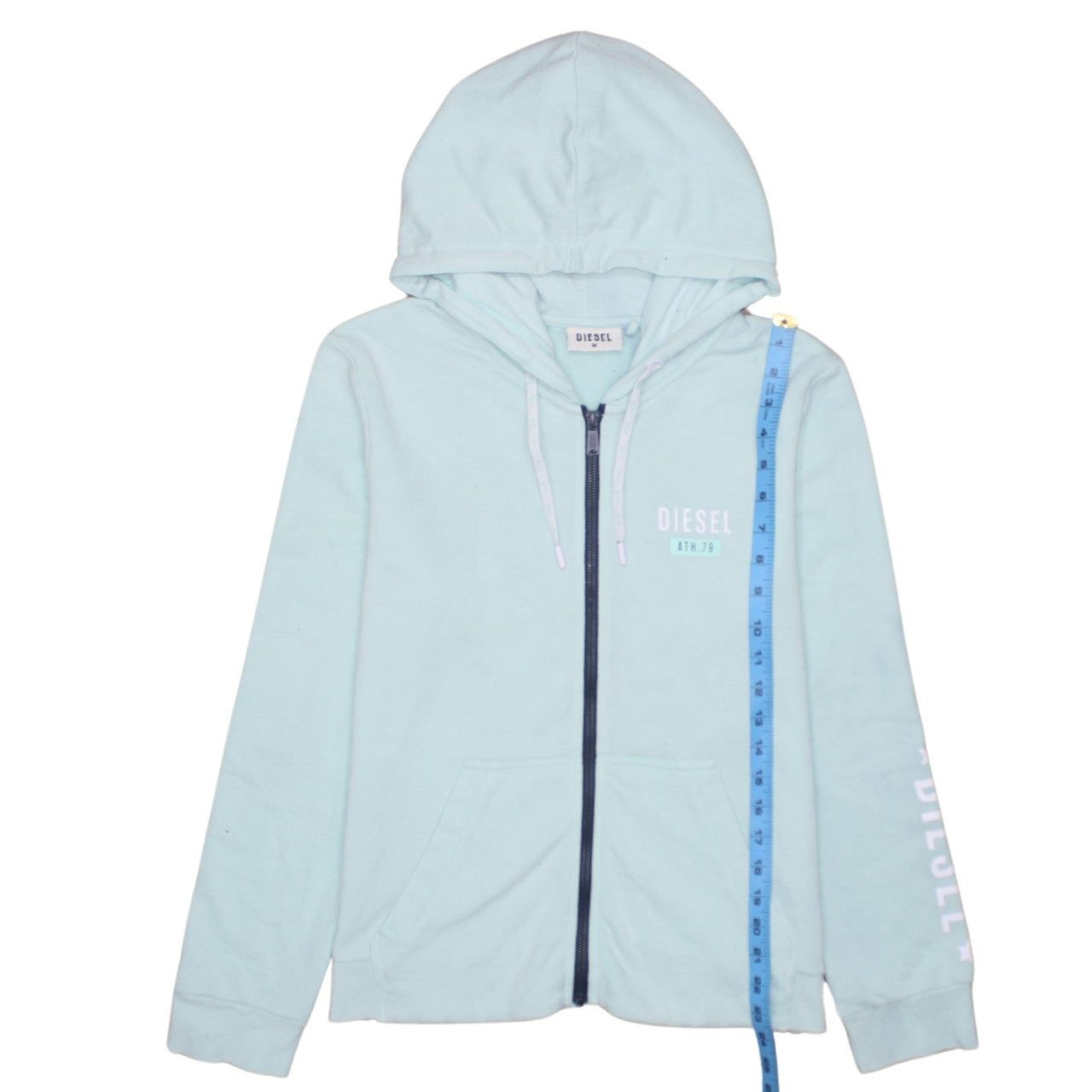 Diesel Blue Hoodie Womens M image 6