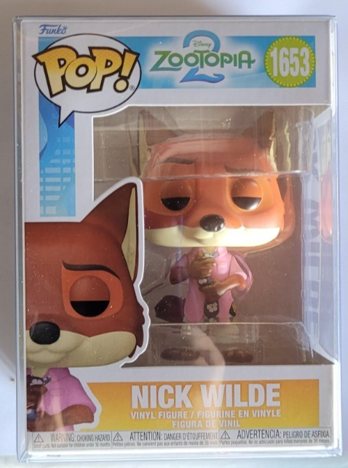 Funko Pop Disney Zootopia 2 Nick Wilde Figure w/ Protector IN