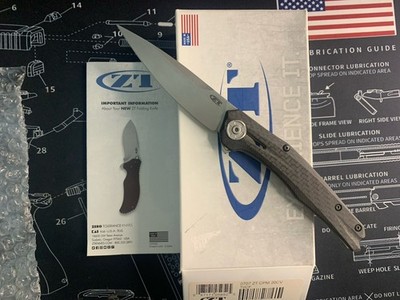 Zero Tolerance 0707 CPM 20CV Titanium Carbon Fiber Manual Folding Pocket Knife