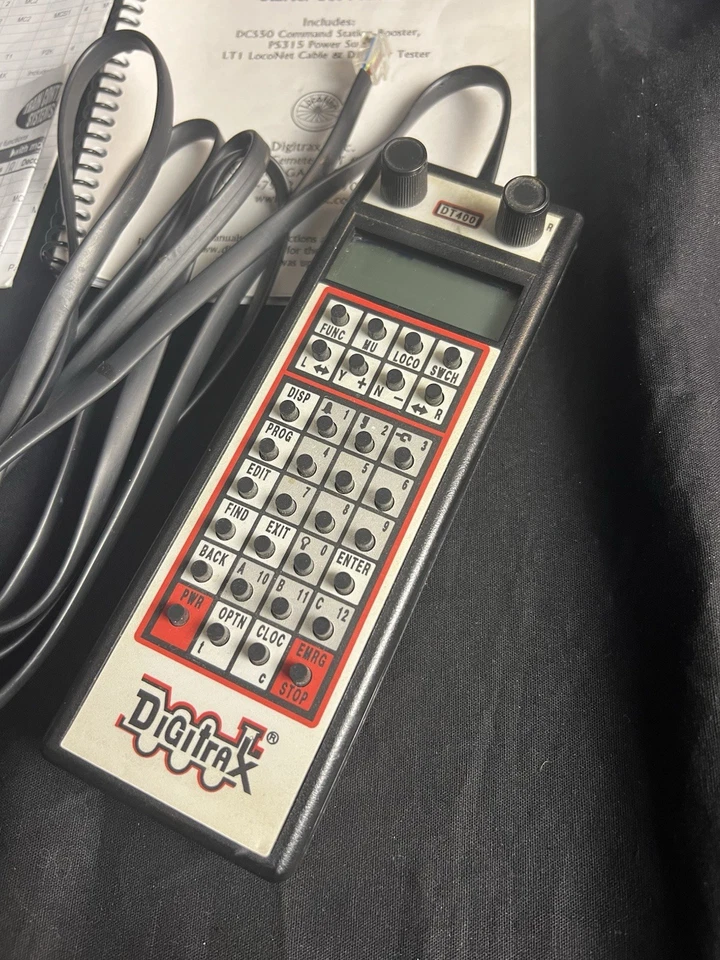 Digitrax DT400 Wired Super Throttle Train + Command Control Starter Set Manual - Image 3 of 4
