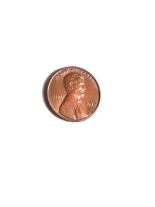 1974 no mint mark Lincoln memorial cent uncirculated