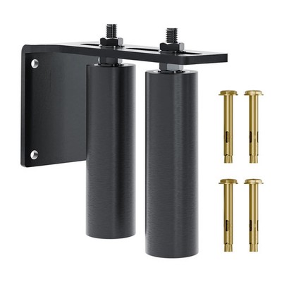 Black Heavy Duty Slide Gate Guide Roller 6'' Sliding Gate Roller L Rear Post B...