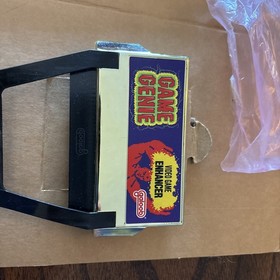 Galoob Game Genie Nintendo NES Game Cartridge Adapter Gold CIB W/Codebook Nice!