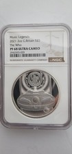 2021 Great Britain Music Legends: The Who 2 Oz Silver Proof Coin Only 550 Mint