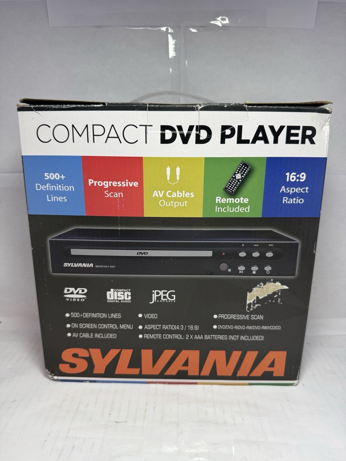 Sdvd1041-dg1 W/ Remote Av Cables Open Box
