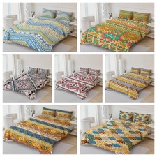 3D Bohemian Style Goemetric Floral Color Quilt Cover Duvet Cover Comforter set