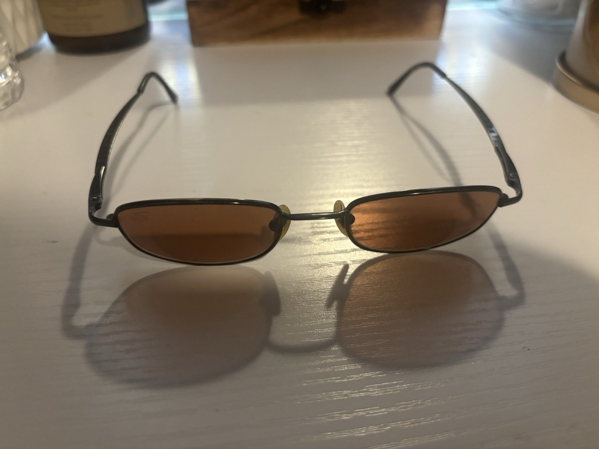 Vintage Serengeti Sunglasses with Brown Tint Lenses 6598 | eBay display picture 3