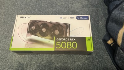 PNY GeForce RTX 5080 Overclocked Triple Fan OC 16GB