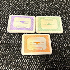 Close To My Heart Exclusive Inks Mini Stamp Pads Lot of 3: Grape, Green, Apricot