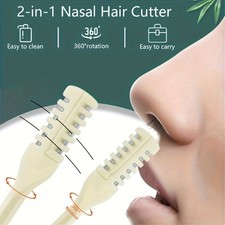 6 Pack 2-In-1 Nasal Hair Cutter Double Sided Nose Hair Trimmer fit for Men Women