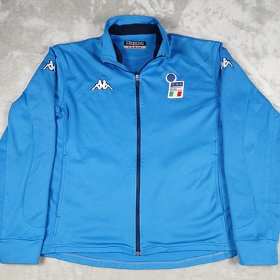Vintage Kappa Italy 2002 World Cup Track Jacket Large Men's Training Italia 