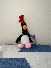 wallace gromit penguin beanie feathers mcgraw...