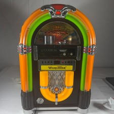 Wurlitzer WR18 Mini Jukebox Bubbler Stereo Radio & CD Player 1015-CD READ